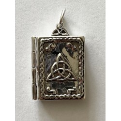 Pendant Silver Charmed Book Of Shadows 